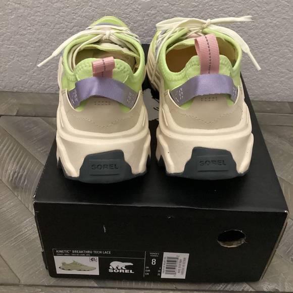 SOREL Women's Kinetic Breakthru Tech Lace Sneakers, size 8 - Picture 6 of 12